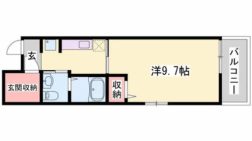 メゾン・ド・アルモニー【204号室】の間取り