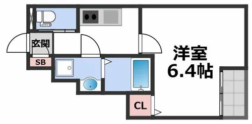 H−MAISON巽中【3階】の間取り