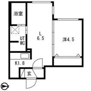 Jentile43°(ジェンティーレ43°)【4階】の間取り