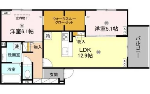 Maison Espoir Ⅳ【2階】の間取り