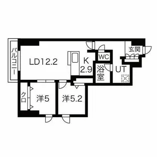 LINEAR STYLE【5階】の間取り