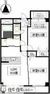 ベルカーサ東山台 Ⅱ【303号室】の間取り