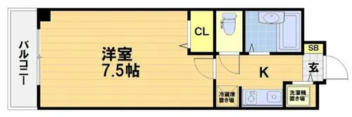 ルシエル【206号室】の間取り