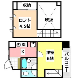 光栄ハイツ千里丘【303号室】の間取り