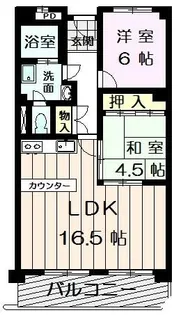 第二寺田マンション【5階】の間取り