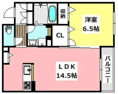 茨木市シャーメゾン上穂積Ⅱ【203号室】の間取り