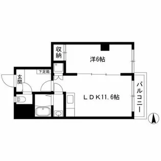 三秀レジデンス【3階】の間取り