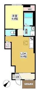 ルミエール幸田【1階】の間取り