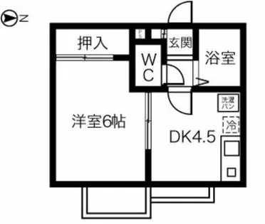 Hauska Talo Inaba【1階】の間取り