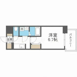 ファーストフィオーレ大阪城イースト【7階】の間取り