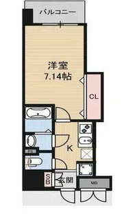 ラグゼ布施駅前【11階】の間取り