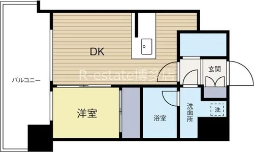 福岡県福岡市東区馬出5丁目【マンション】の間取り