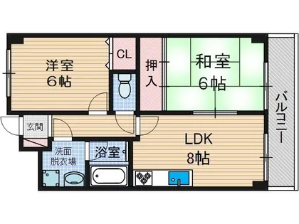 フォーロハーモネート【4階】の間取り
