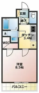 エムロード上地【102号室】の間取り