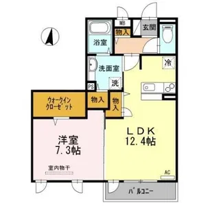 ペリドット【3階】の間取り