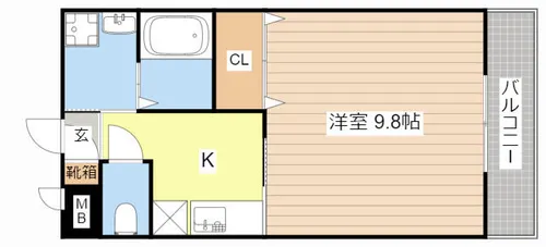 メゾン小西名坂2番館【205号室】の間取り