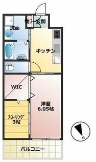 WORVE吹田江坂【9階】の間取り