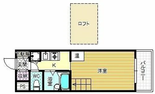 大阪府富田林市喜志町2丁目【マンション】の間取り