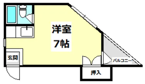 コーポ長谷川【205号室】の間取り