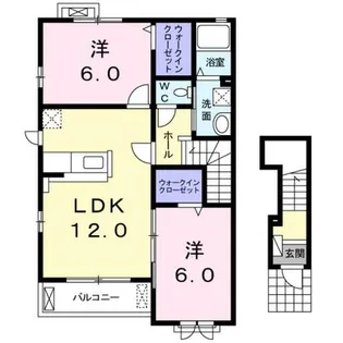 ショコラ アン【2階】の間取り