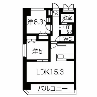 Lotus覚王山【4階】の間取り