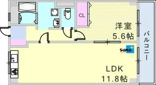 高津橋マンション【302号室】の間取り