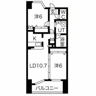 ヴィラエーデル大須【3階】の間取り