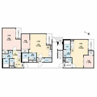 GRANDBLUE inaeiI【3階】の間取り