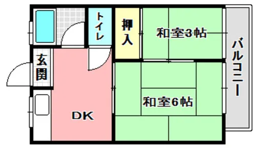 田中ハイツ【11号室】の間取り