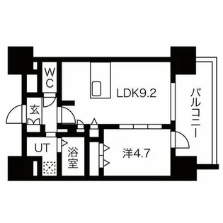 ファステートNAGOYA今池バレンシア【7階】の間取り