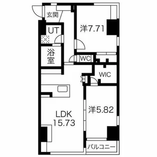 AREX丸の内II【2階】の間取り