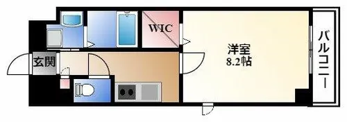リラ出来町【7階】の間取り