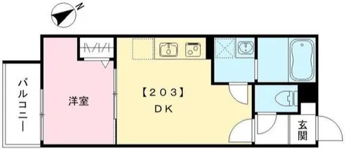 ALEGRIA鴻池新田【3階】の間取り