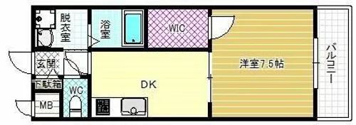 アンプルールフェール REALIFE【2階】の間取り