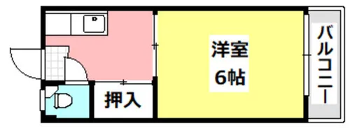 ハウス西舟木【201号室】の間取り