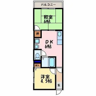 日誠マンション【3階】の間取り