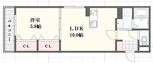 Le Corindon【2階】の間取り