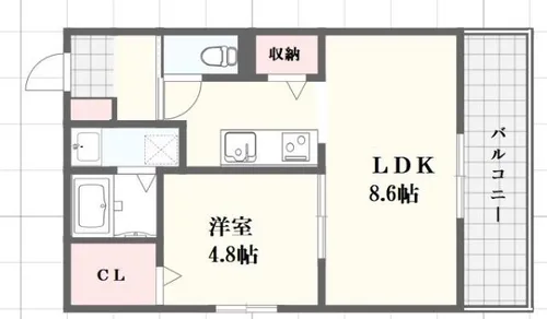 Le Corindon【3階】の間取り