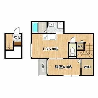 GARNET 住居【3階】の間取り