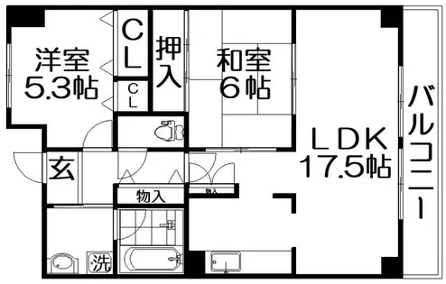 彩テラス【7階】の間取り