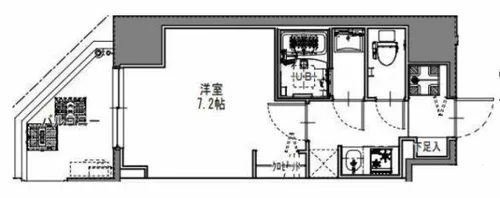 S-RESIDENCE阿波座bouncy【10階】の間取り