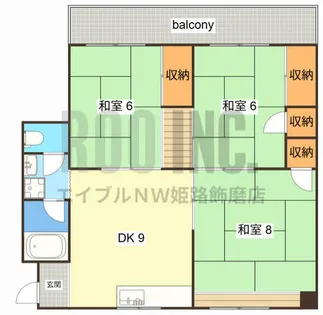 コーポ博【301号室】の間取り