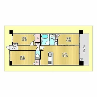 エスリード箕面船場阪大前【10階】の間取り