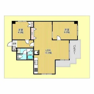 クレール千里中央【3階】の間取り
