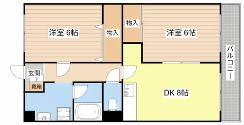 ロイヤルパレス【303号室】の間取り