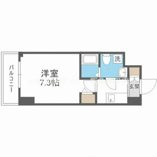 エグゼ新大阪南【7階】の間取り