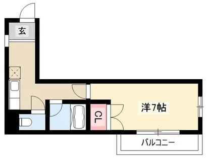 ハーモニアス桜山【2G号室】の間取り
