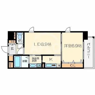 プリマクラッセ【11階】の間取り