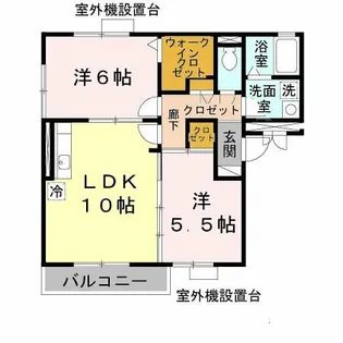 グリーンコート初芝 D【101号室】の間取り