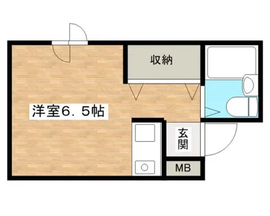 エスポアールミード【205号室】の間取り